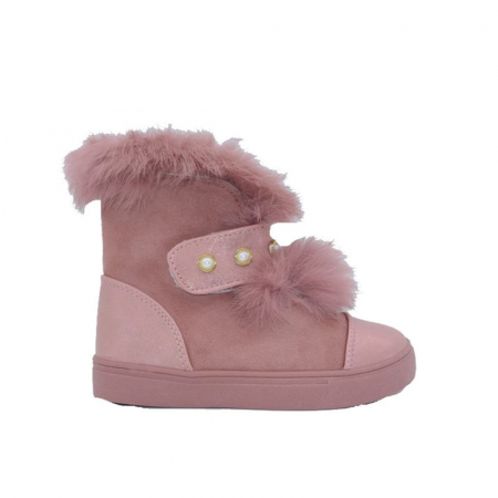 Ghete imblanite pentru fete Fashion Kids GFK GFK-31, Roz [2]