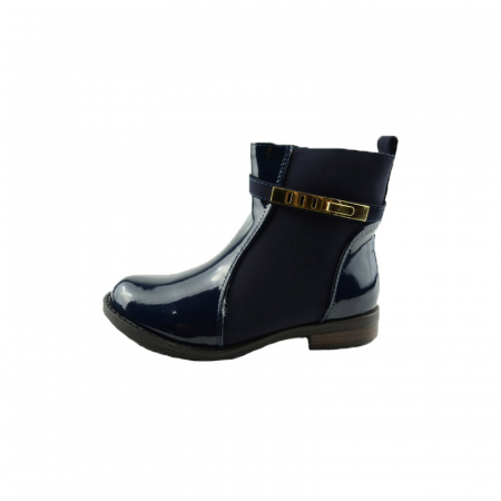Încălțaminte fete - Ghete imblanite pentru fete MRS R1286B, Bleumarin
