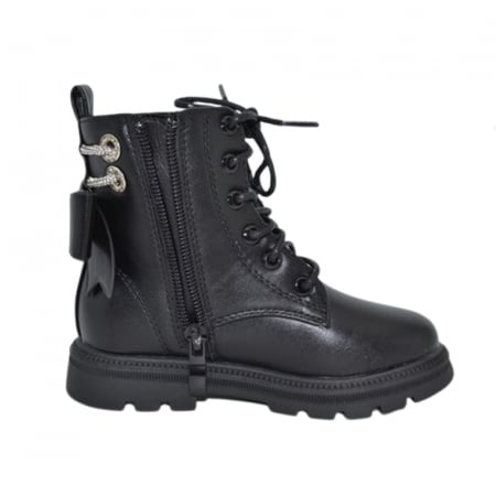 Ghete imblanite pentru fete MRS R706-N, Negru [2]