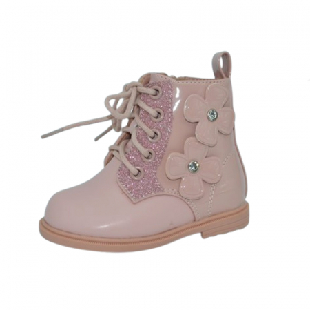 Ghete si cizme fete - Ghete imblanite pentru fete MRS S708-R, Roz