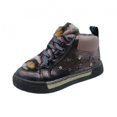 Ghete si cizme fete - Ghete imblanite pentru fete BIKI A-B005-45-D-25, Multicolor