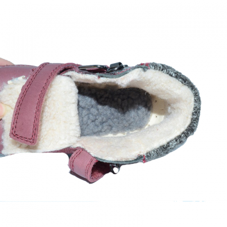 Ghete imblanite pentru fete DDStep 040-423EM-30, Visiniu [4]