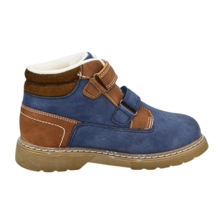 Ghete imblanite si impermeabile pentru baieti, American Club ES143/23A-30, Albastru [2]