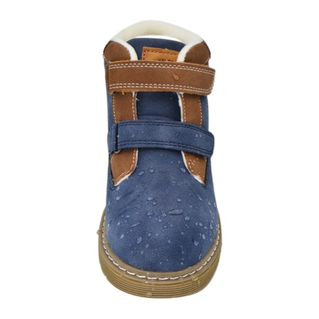 Ghete imblanite si impermeabile pentru baieti, American Club ES143/23A-30, Albastru [5]