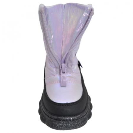 Cizme imblanite Waterproof si Windproof pentru fete Bi&Ki F-0297-D, Mov [4]