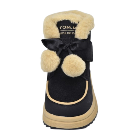 Ghete impermeabile si imblanite pentru fete, Tom Miki T-11751-A-28, Negru [1]