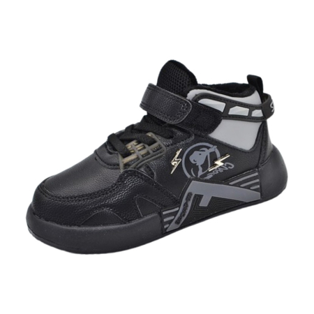 Ghete si cizme baieti - Ghete mid-cut, ortopedice si impermeabile, pentru baieti, Tom Miki T-10849-B, Negru