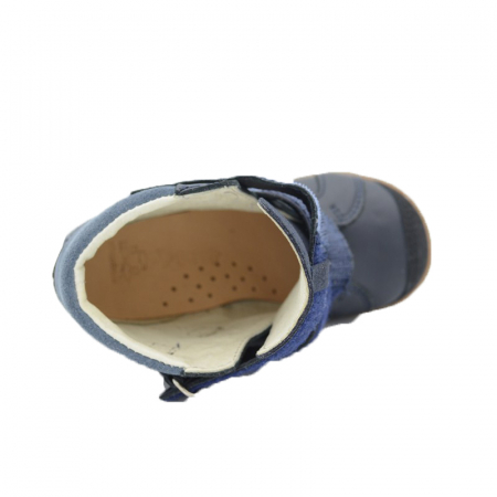 Ghete profilactice din piele pentru baieti Porto 5200-77B-30, Bleumarin [3]