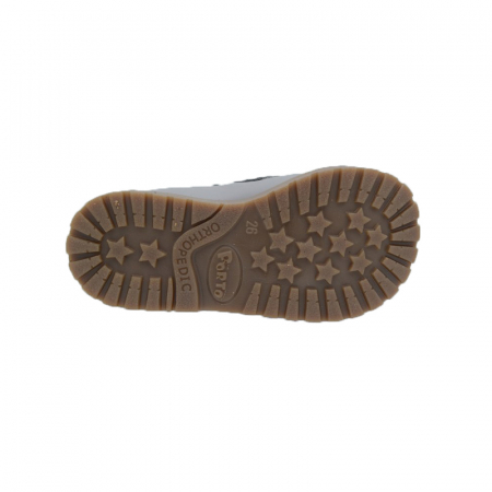 Ghete profilactice din piele pentru fete Porto 5200-84-30, Gri [1]