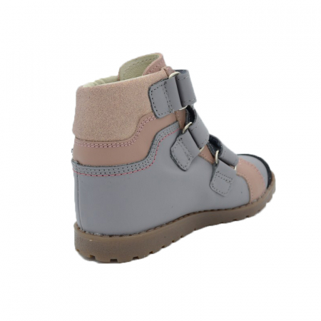 Ghete profilactice din piele pentru fete Porto 5200-84-30, Gri [4]
