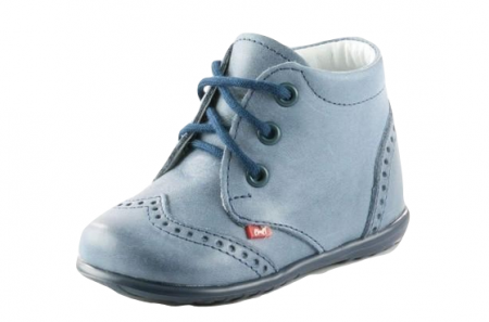 Ghete ortopedice din piele pentru baieti Emel E E 1437-3-19, Albastru [0]