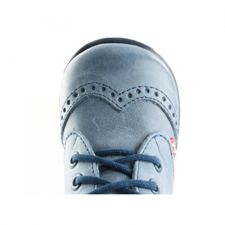 Ghete ortopedice din piele pentru baieti Emel E E 1437-3-19, Albastru [1]
