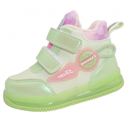 Ghete si cizme fete - Ghete ortopedice imblanite pentru fete Tom Miki C-T9736-U, Verde