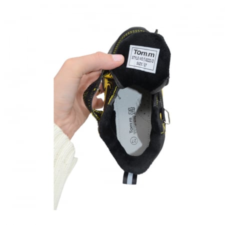 Ghete ortopedice imblanite pentru baieti Tom Miki T-0222-D, Negru [3]