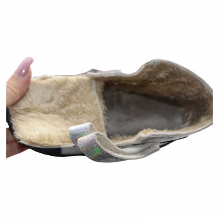 Ghete ortopedice imblanite pentru fete Small Foot SMLFS-21, Argintiu [3]