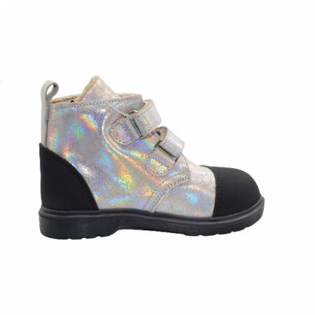 Ghete ortopedice imblanite pentru fete Small Foot SMLFS-21, Argintiu [1]