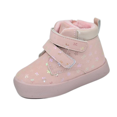 Ghete si cizme fete - Ghete ortopedice, impermeabile si imblanite pentru fete, Flip E51058R-21, Roz