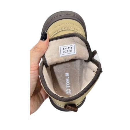 Ghete ortopedice, impermeabile si imblanite pentru baieti, Tom Miki T-11712-K, Crem [4]
