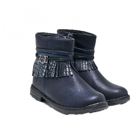 Ghete pentru fete American Club 799/16B-25, Bleumarin [2]