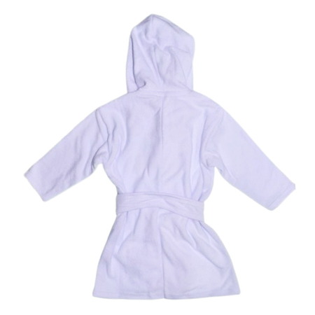 Halate de baie - Halat de baie, din bumbac, pentru copii, Mini Junior H1511L-1, Alb