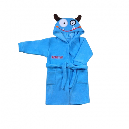 Halate de baie - Halat de baie pentru baieti Koala Stworek 05-041A_110 cm, Albastru