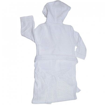 Halat de baie pentru fete Minijunior MJ1504ALL, Alb [1]