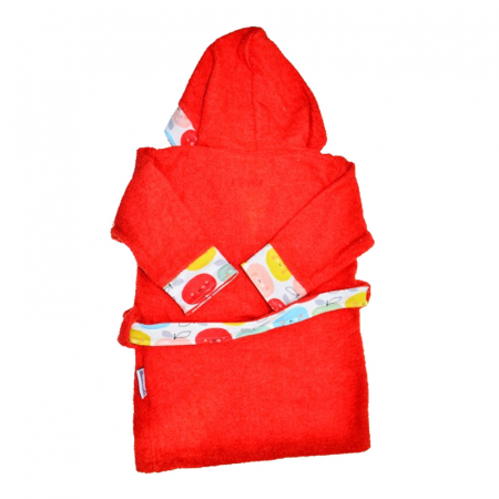 Halat de baie pentru copii Mini Junior 16924, Rosu [1]