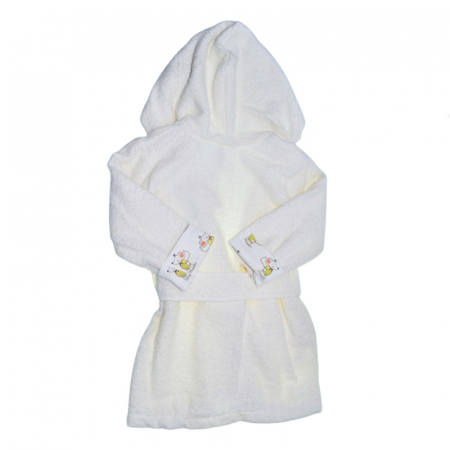 Halat de baie pentru copii Mini Junior HLTMJ-5, Alb [1]