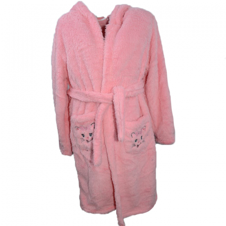 Îmbrăcăminte fete - Halat de baie pentru fete Happy House HH313-B-98, Roz