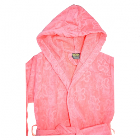 Halat de baie pentru fete Mini Junior HLTMJ-7, Roz [2]