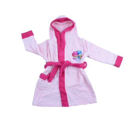Halat de baie - Halat de baie pentru fete Setino Shimmer & Shine 840-312-92-98-cm, Roz