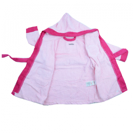 Halat de baie pentru fete Setino Shimmer & Shine 840-312-92-98-cm, Roz [1]