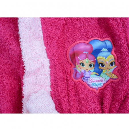 Halat de baie pentru fete Setino Shimmer & Shine 840-312F-92-98-cm, Fucsia [3]
