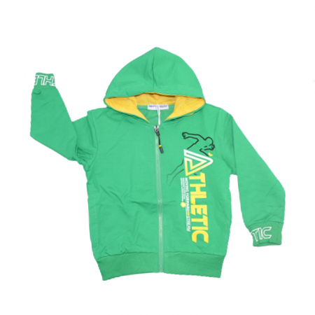 Hanorace - Hanorac cu maneca lunga pentru baieti Happy House WB-3015V, Verde