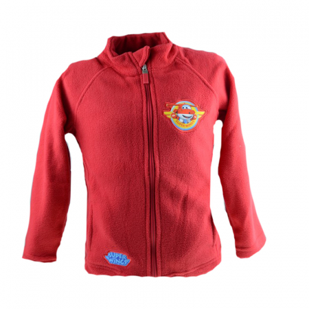 Hanorace - Hanorac cu maneca lunga pentru baieti Setino Super Wings 900-166-110-cm, Rosu