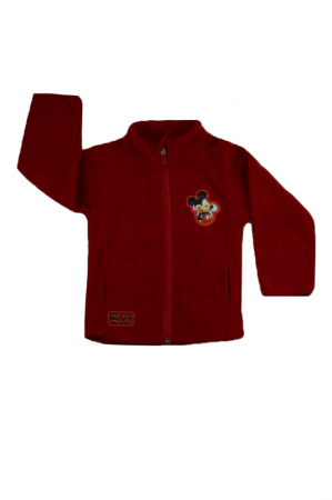 Hanorace - Hanorac din polar pentru baieti Setino Mickey Mouse 900-120R1-92, Rosu