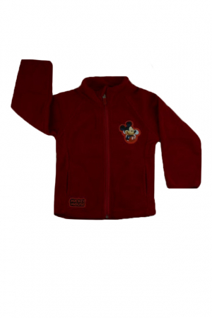 Hanorace - Hanorac din polar pentru baieti Setino Mickey Mouse 900-120RO-110, Rosu