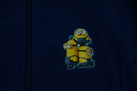Hanorac din polar pentru baieti Setino Minions 900-112B-116, Bleumarin [1]