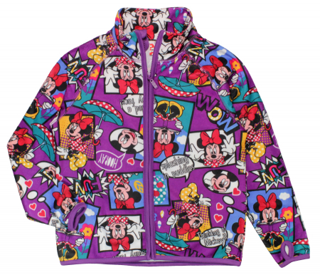 Hanorac din polar pentru fete Disney Minnie Mouse DISMF DISMF 52182389-116, Multicolor [0]