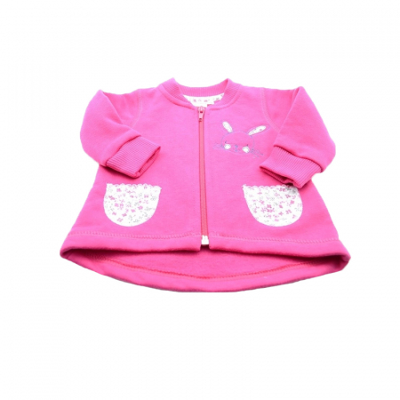 Hanorace - Hanorac maneca lunga pentru fete Karen KRN5F-86, Fucsia