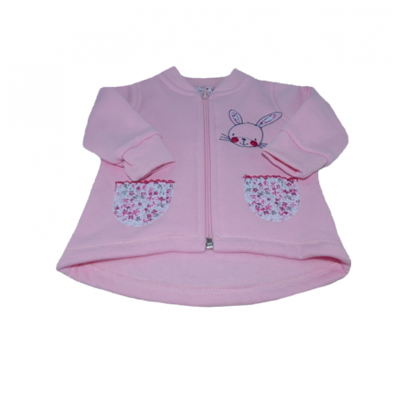 Hanorace - Hanorac maneca lunga pentru fete Karen KRN5R-74, Roz