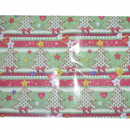 Hartie de impachetat cadouri de Craciun Mini Junior ART7004, Multicolor [1]