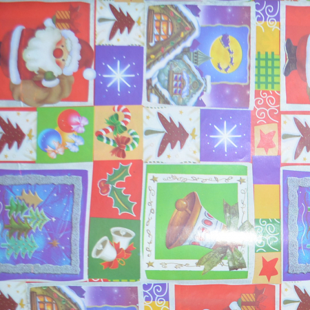 Hartie de impachetat cadouri de Craciun Mini Junior ART7006, Multicolor [1]