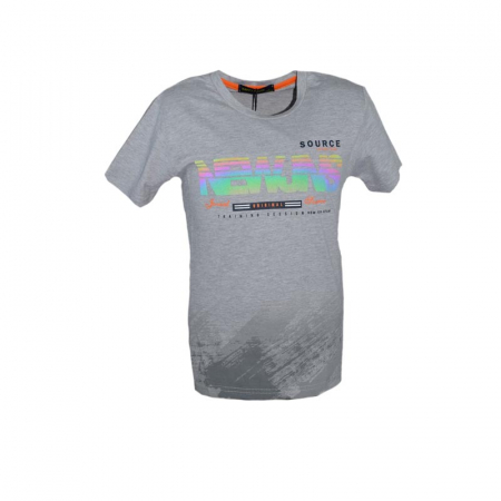 Tricouri baieti - Tricou pentru baieti Happy House HB-8173G-122-128, Gri