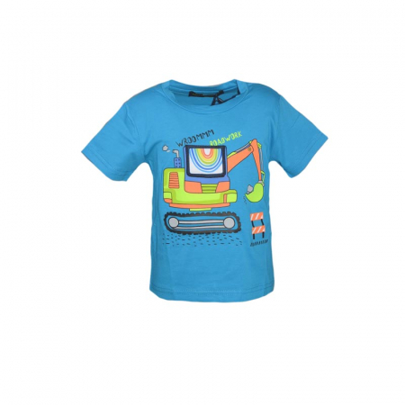 Tricouri baieti - Tricou pentru baieti Happy House HB-8182A-80-86 cm, Albastru
