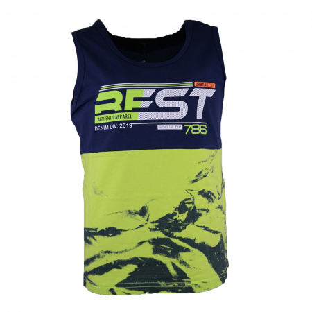 Tricouri baieti - Tricou fara maneci pentru baieti Happy House HB-8231, Verde