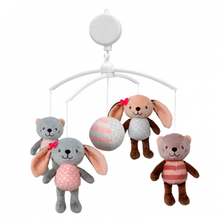 Carusele muzicale - Carusel muzical pentru fete Baby Mix R45510, Multicolor