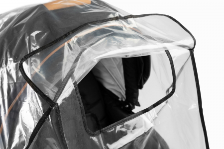 Husa de ploaie pentru carucior sport Large, Caretero 522088, Transparent [2]