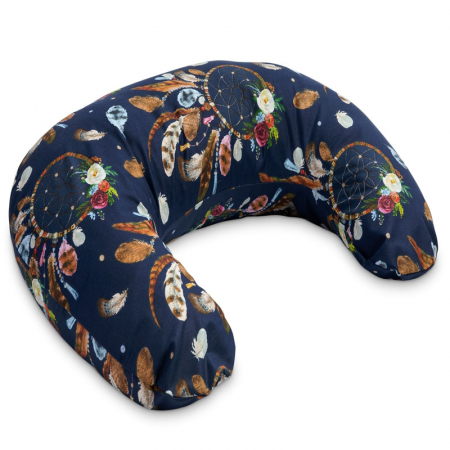 Lenjerii de patut - Husa pentru perna de alaptat 60 x 45 cm Sensillo 307453, Bleumarin