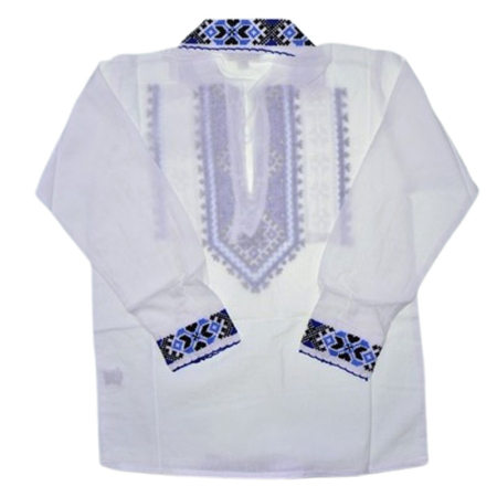 Ie tip camasa, cu guler si maneca lunga, pentru baieti, Mini Junior IE-MJ20-4, Alb [1]